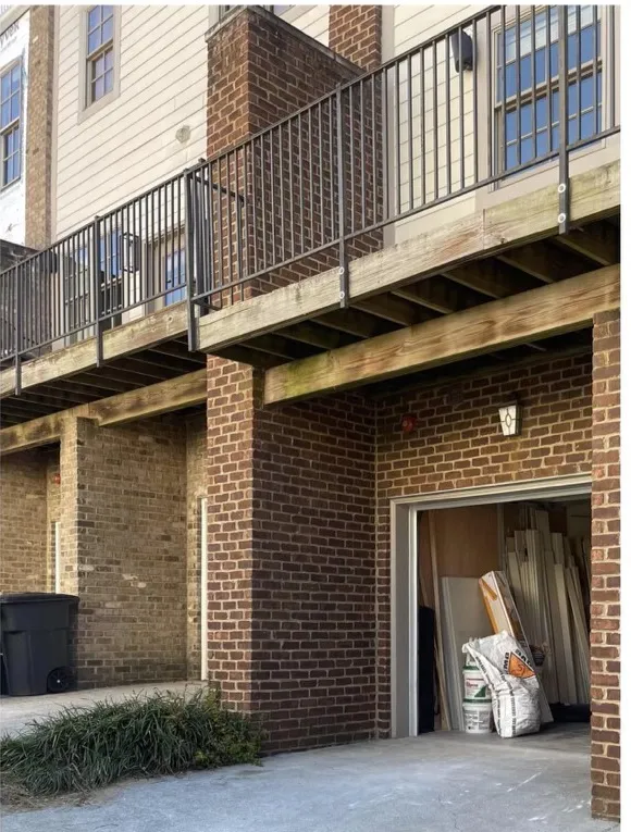 A same-day patio cleanup, before and after: after